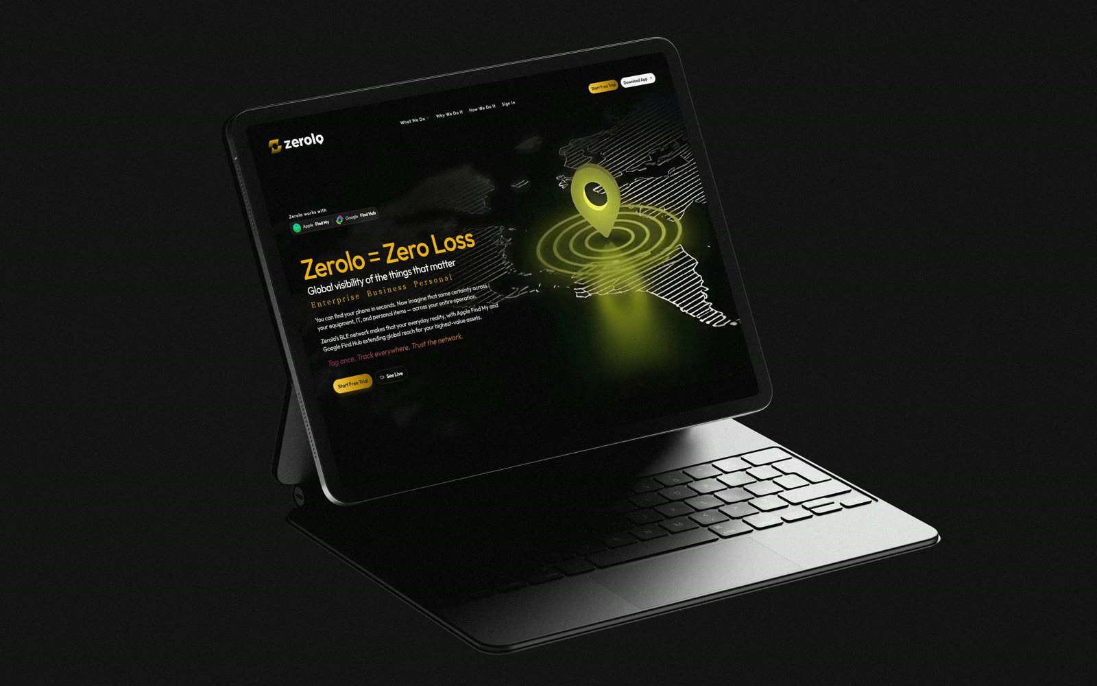 Zerolo brand and web platform